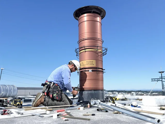 Installed chimney liner by Security-Widefield Chimney Sweep in Security-Widefield, CO