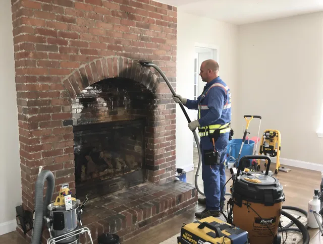 Security-Widefield Chimney Sweep expert performing detailed chimney sweep in Security-Widefield, CO