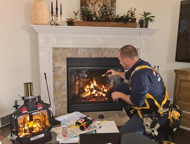 Safety-focused fireplace inspection by Security-Widefield Chimney Sweep in Security-Widefield, CO