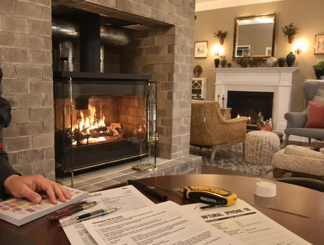 Security-Widefield Chimney Sweep verifying fireplace safety measures in Security-Widefield, CO